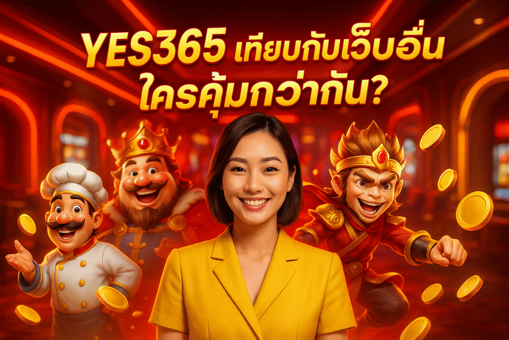YES365 เทียบกับเว็บอื่น ใครคุ้มกว่ากัน?