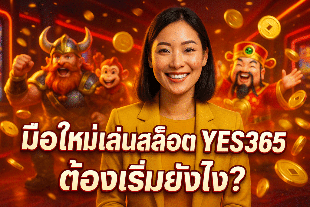 มือใหม่เล่นสล็อต YES365 ต้องเริ่มยังไง