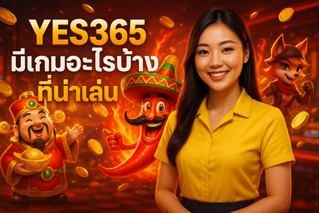 YES365 มีเกมอะไรบ้างที่น่าเล่น
