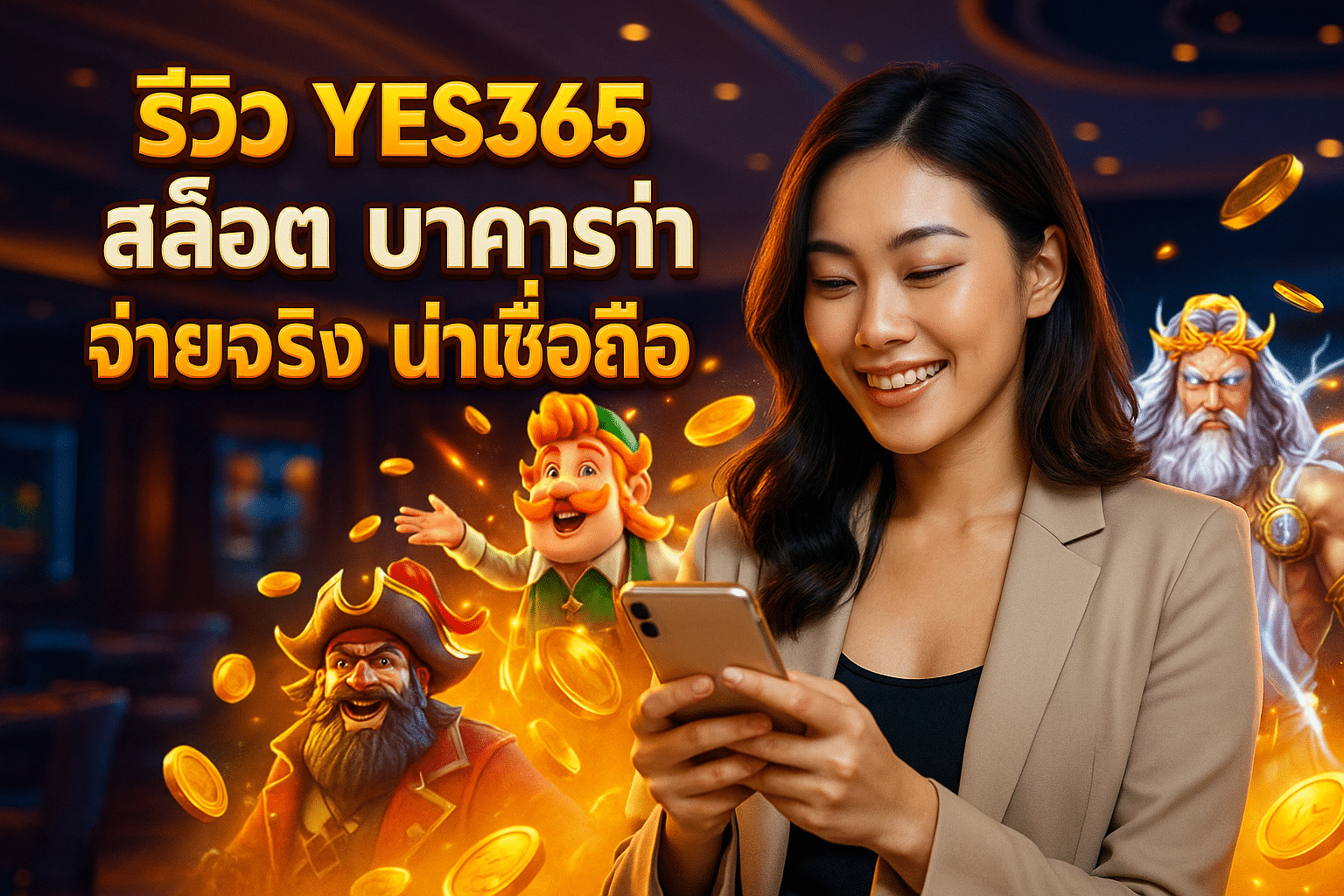รีวิว YES365 สล็อต บาคาร่า จ่ายจริง น่าเชื่อถือ